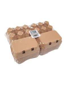 Eton Egg Box Plain Flat Top - Brown - Pack of 20