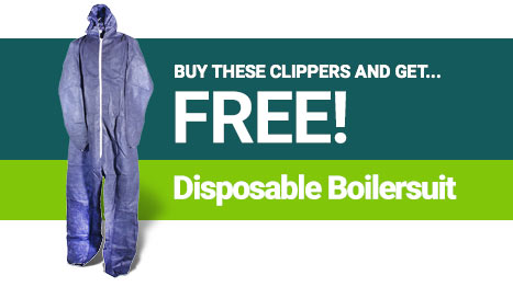 Buy these clippers and get a free disposable boilersuit